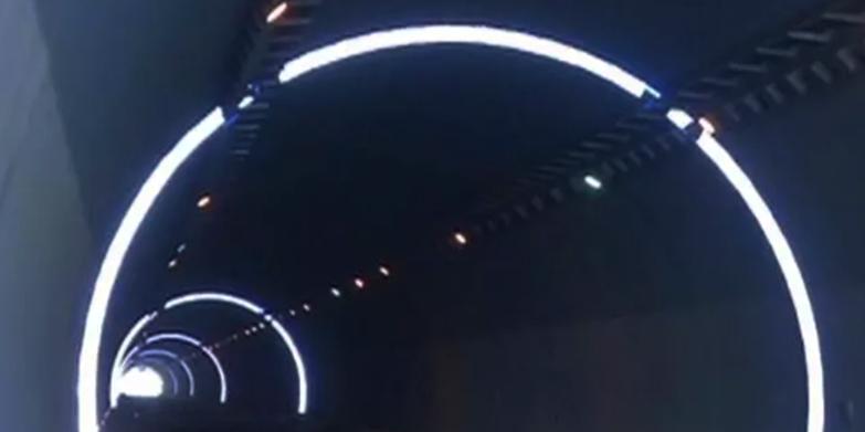 中國國電毛爾蓋水電有限公司采購華程路安9000米自發光隧道反光環